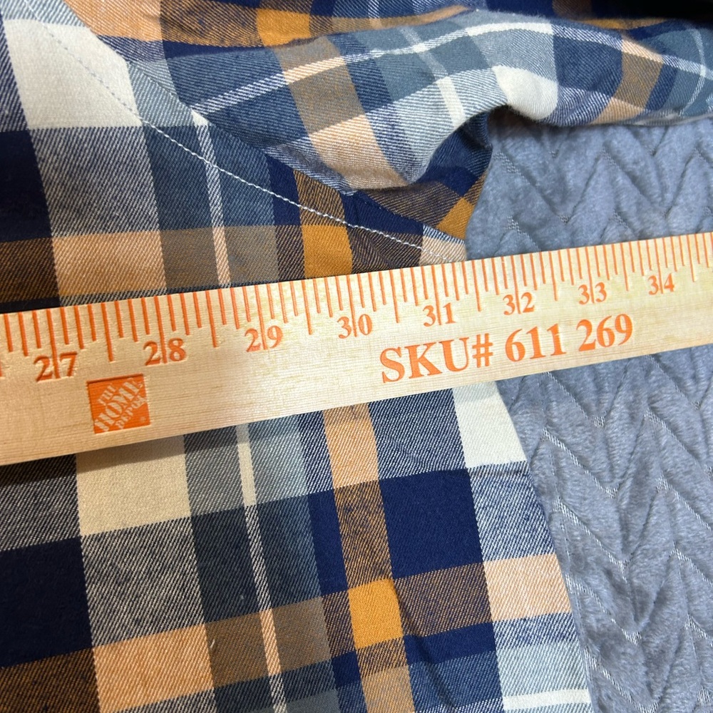 New Men’s Winston Shirt Size4X Country Rodeo Casual Plaid 100% Cotton Button - Picture 5 of 9